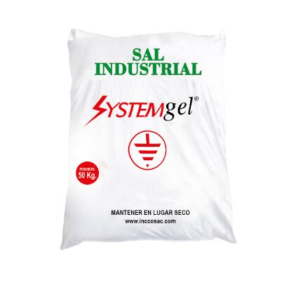 Sal Industrial System Gel en saco de polipropileno de 50 kg para sistemas de puesta a tierra